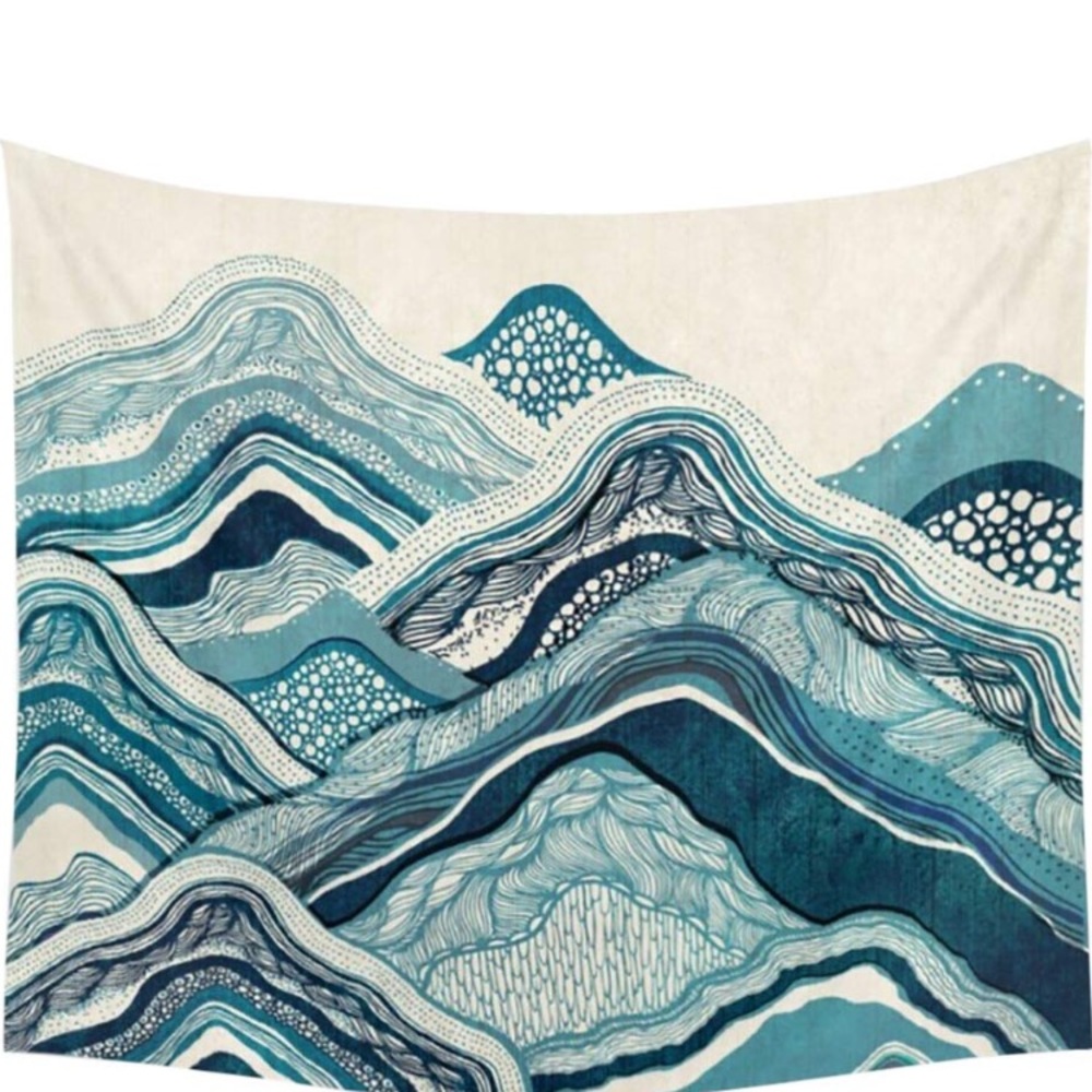 Blue mountain tapestry